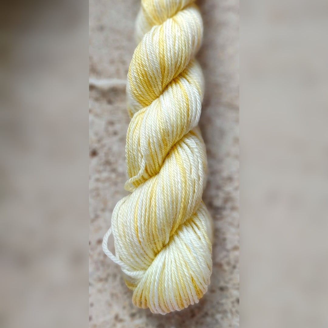 🍋Lemon🍋 farvet på Superwash merino