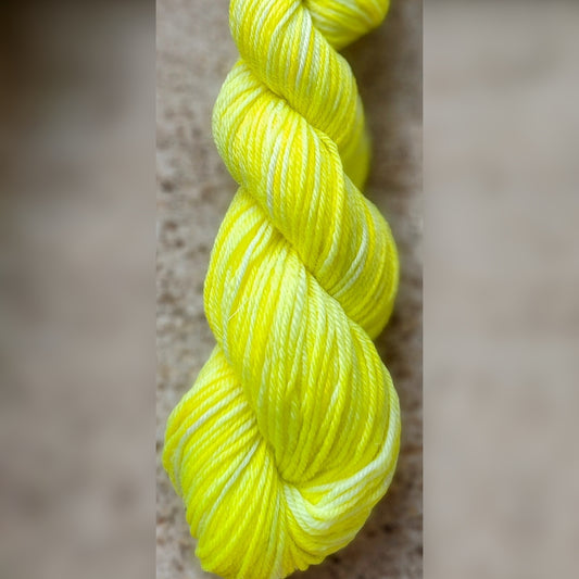 🍍 Pineapple🍍  farvet på Superwash merino