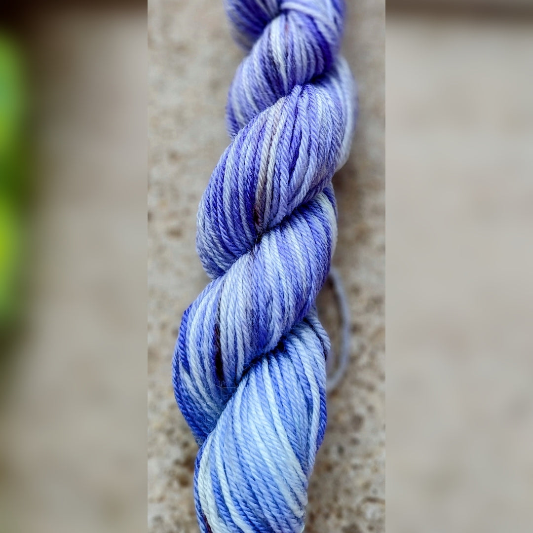 🪻Lavendel🪻farvet på Superwash merino