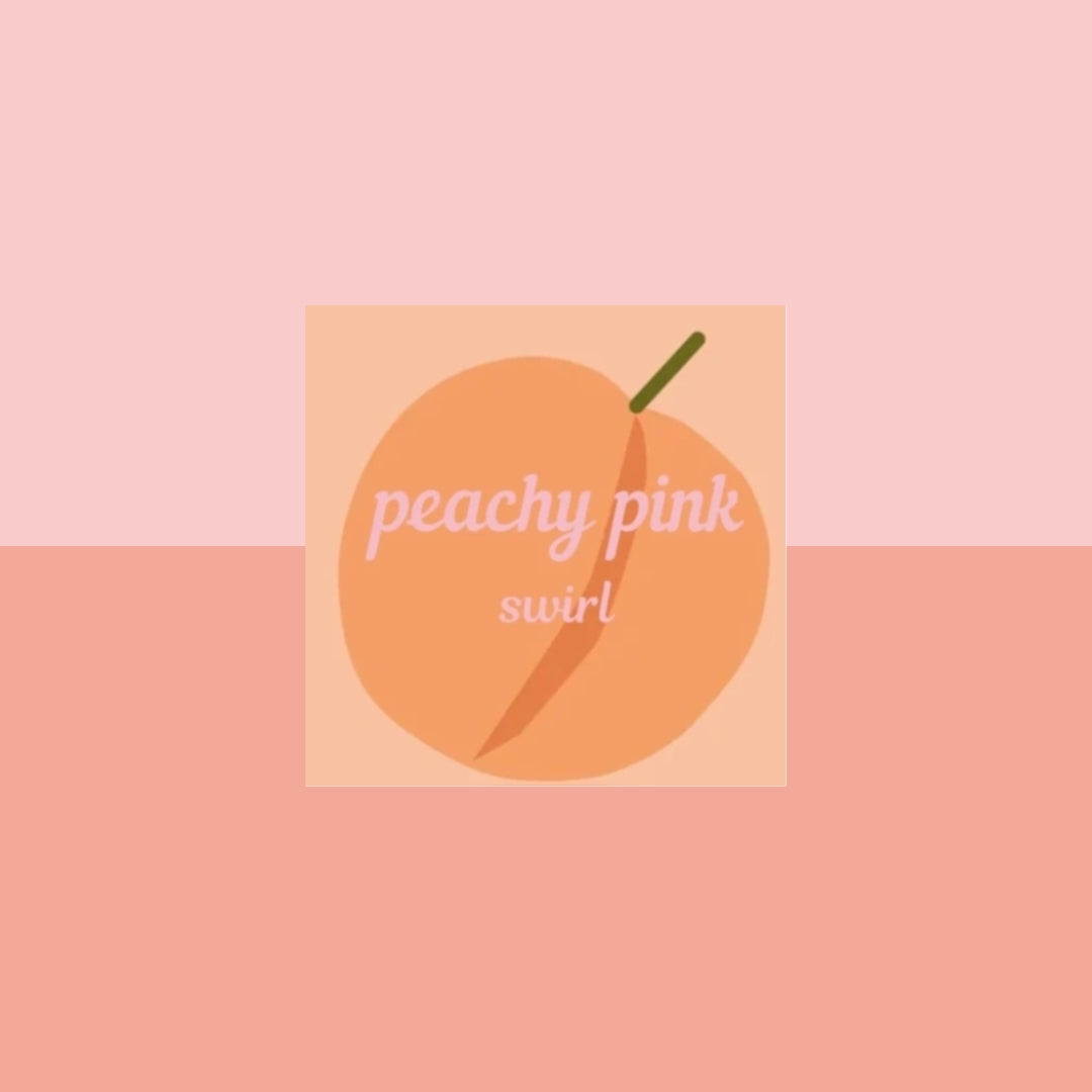 🩰Peachy pink🍑 farvet på Superwash merino