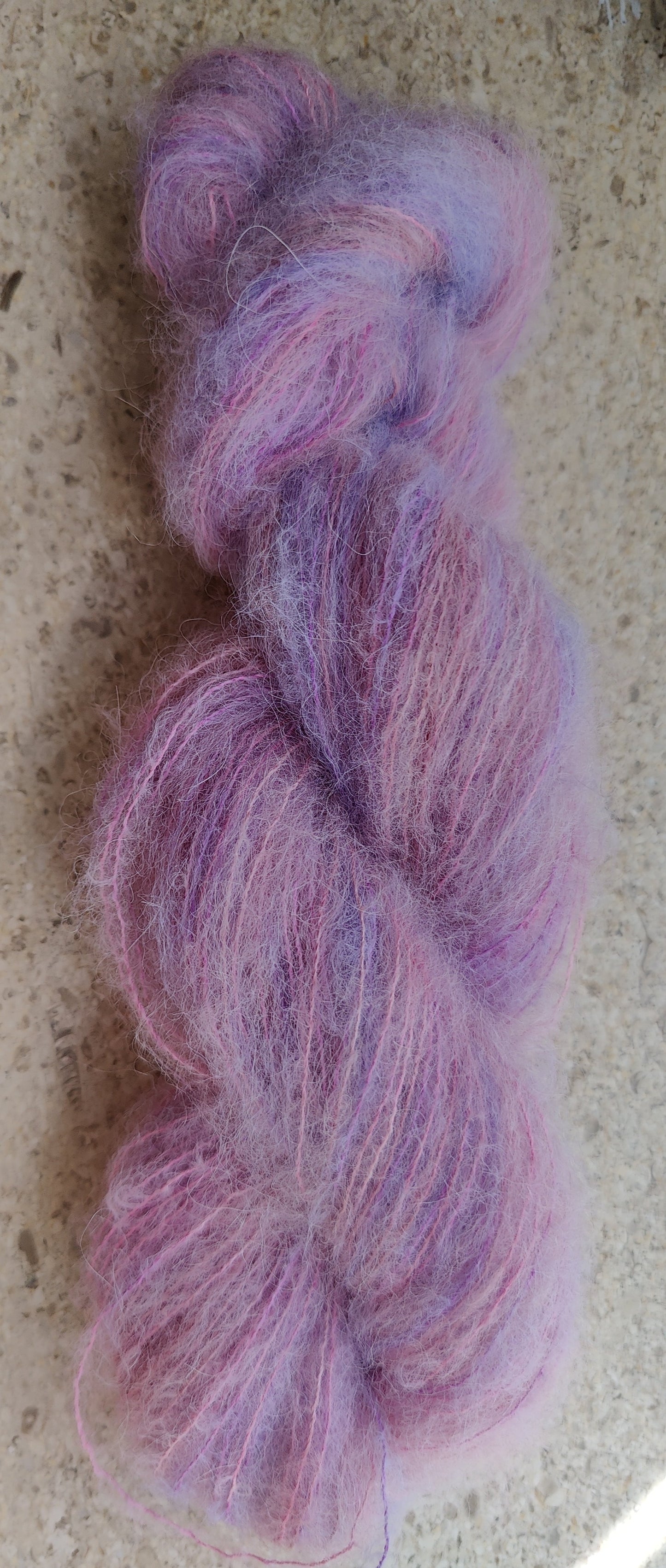 💜Blush🩰 farvet på Silke alpaca.