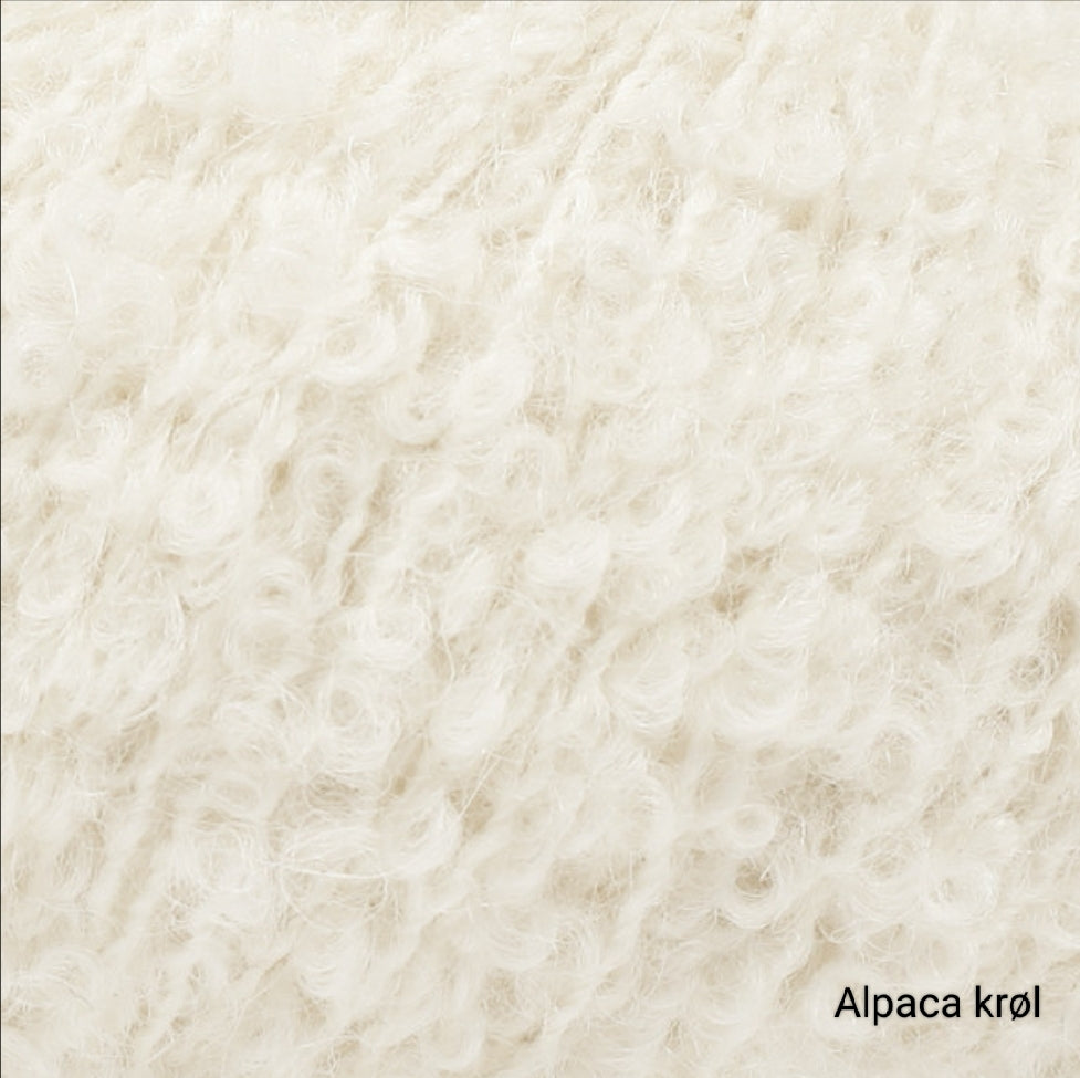 Alpaca krøl, design selv