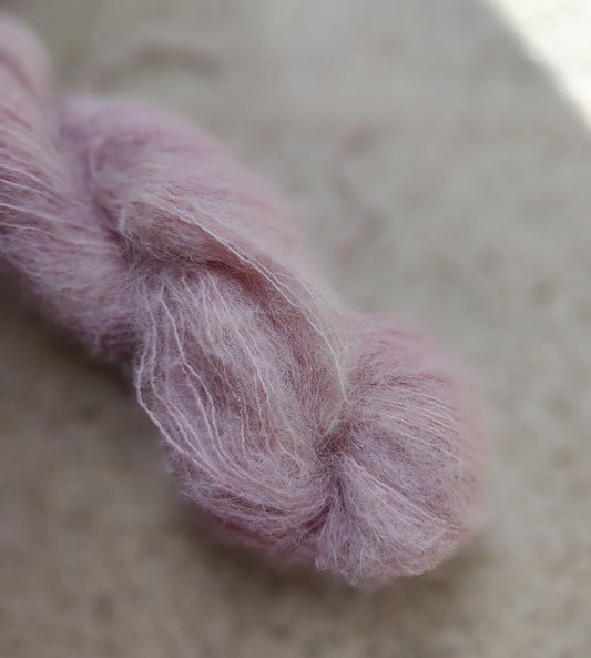 🩰Ballerina 🩰 farvet på silke alpaca