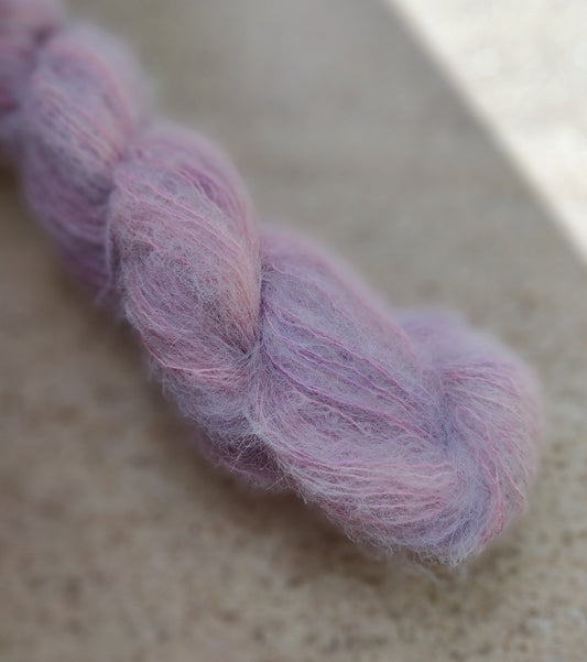 💜 Purple rain 💜 farvet på silke alpaca